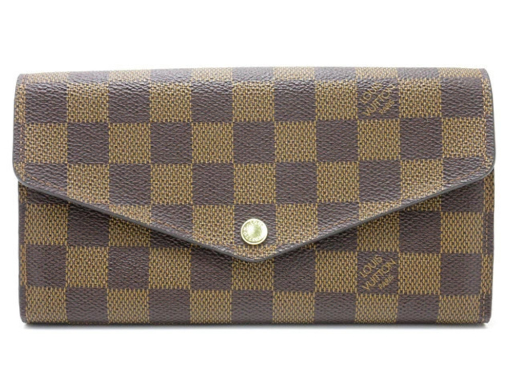 LOUIS VUITTON Damier Long Wallet Portefeuille Sarah